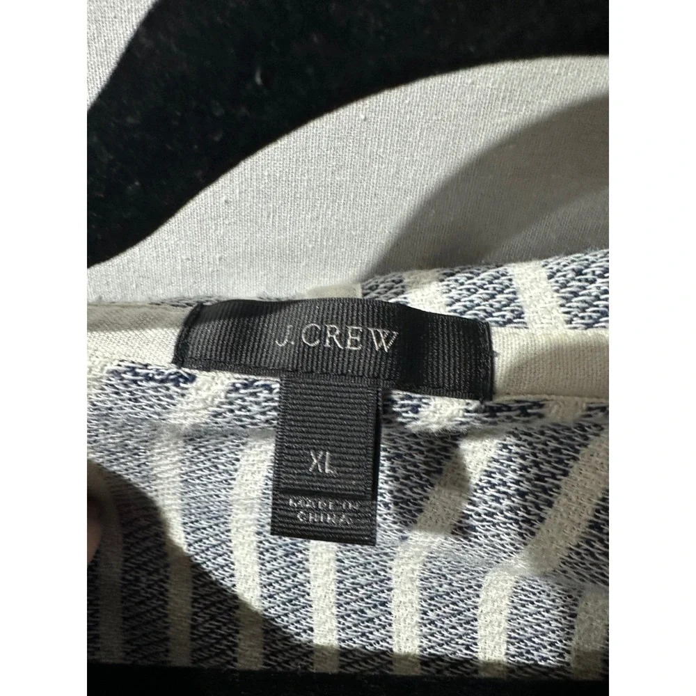 J. Crew striped hoodie